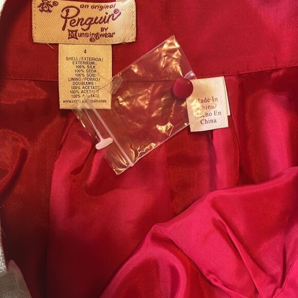 NEW WITHOUT TAGS WOMEN’S SIZE 4 ORIGINAL PENGUIN SILK LINED SKIRT - Picture 5 of 6